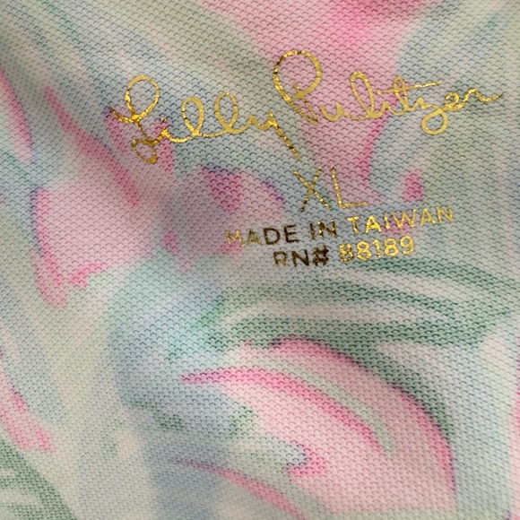 Lilly Pulitzer Sz XL Nadine Dress Botanical Green Just Wing It ChillyLilly - Picture 9 of 9